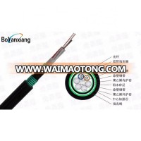 Beijing BYX supply 24 core armored g.652D  fiber optic cable high quality pmma fiber optic cable