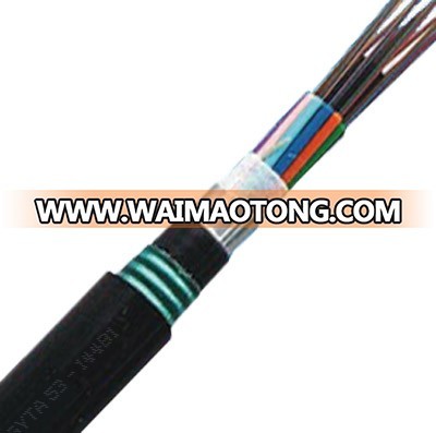 GYTA53 Direct Burial Outdoor Loose Tube Stranded Armoured Multi Core Fiber Optical Cable price